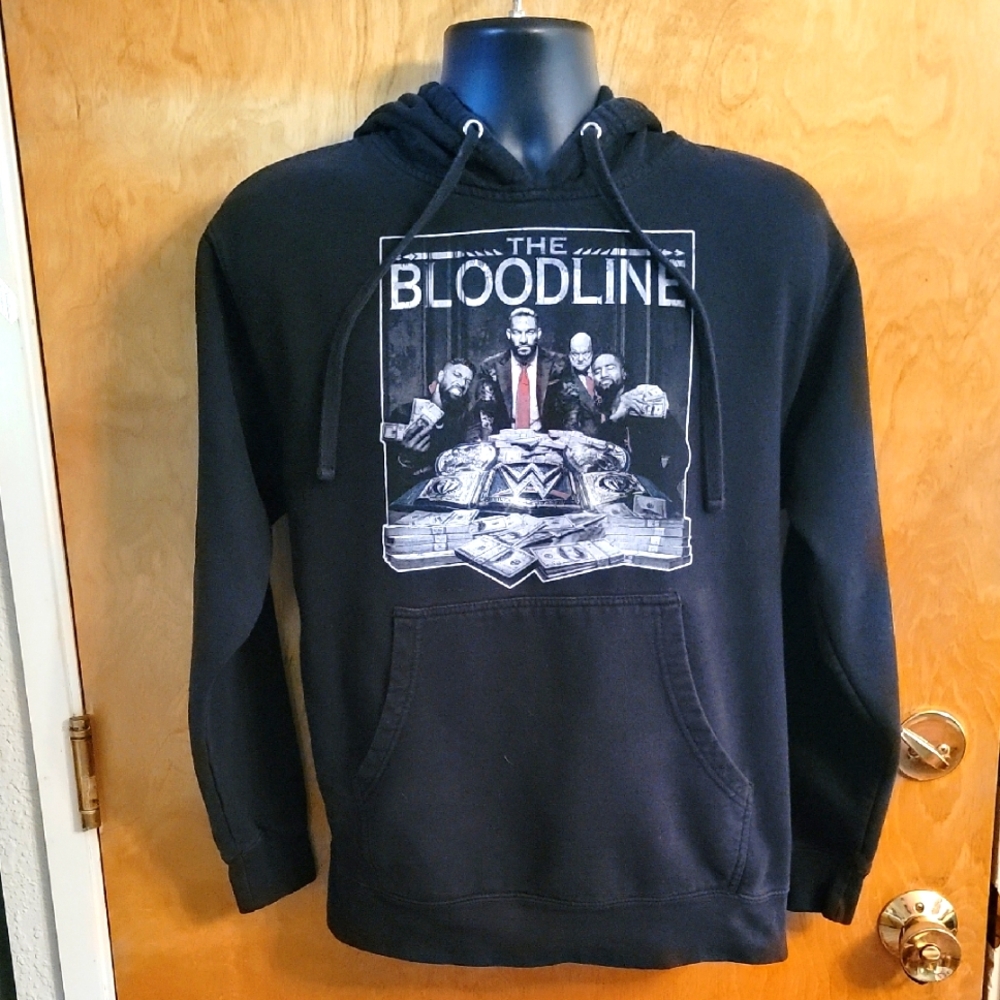 WWE Authentic The Bloodline Hooded Sweatshirt - We The Ones - Men’s Size MEDIUM